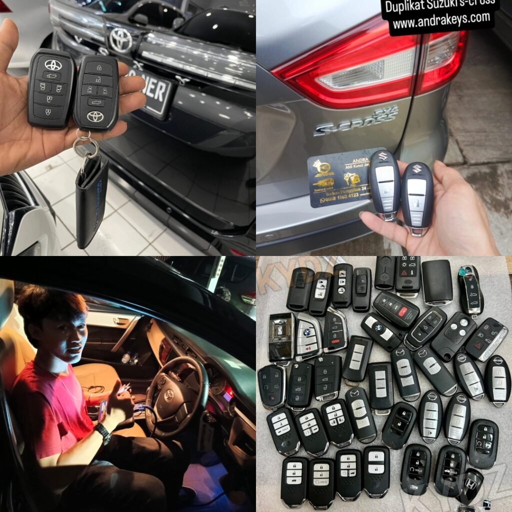 bikin kunci mobil manual smartkey imobilizer keyless 